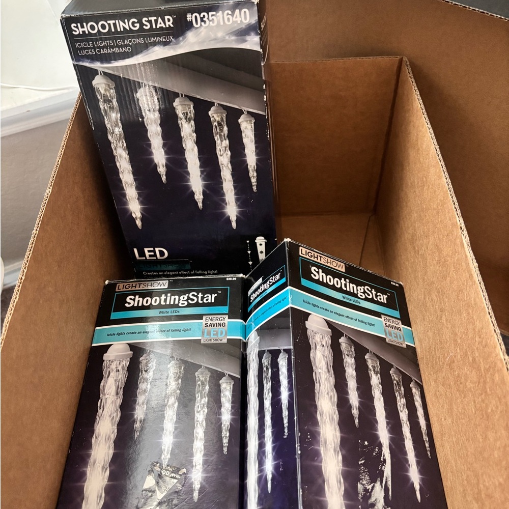Shooting Star LED Icicle Lights